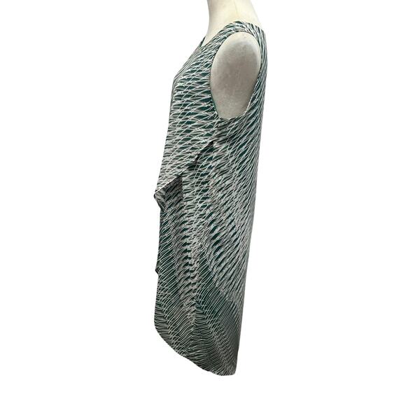 Quiet Luxury Sleeveless Abstract Print Dress Nic+Zoe Modern Minimalist‎ M - Picture 3 of 6
